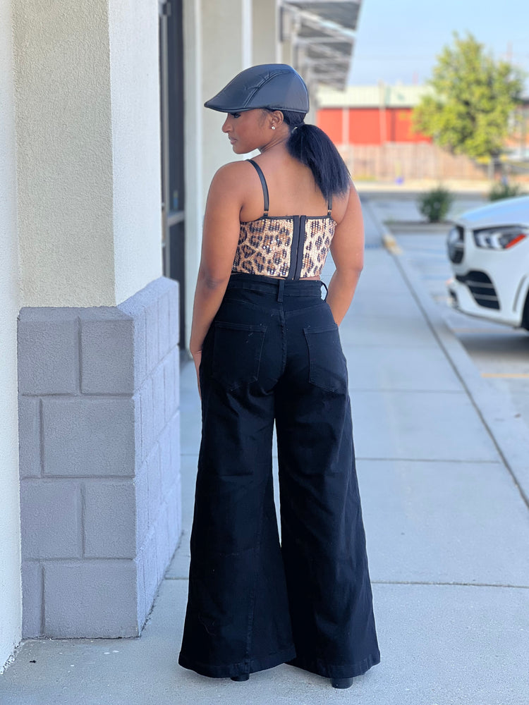 Leopard Print Bralette Top
