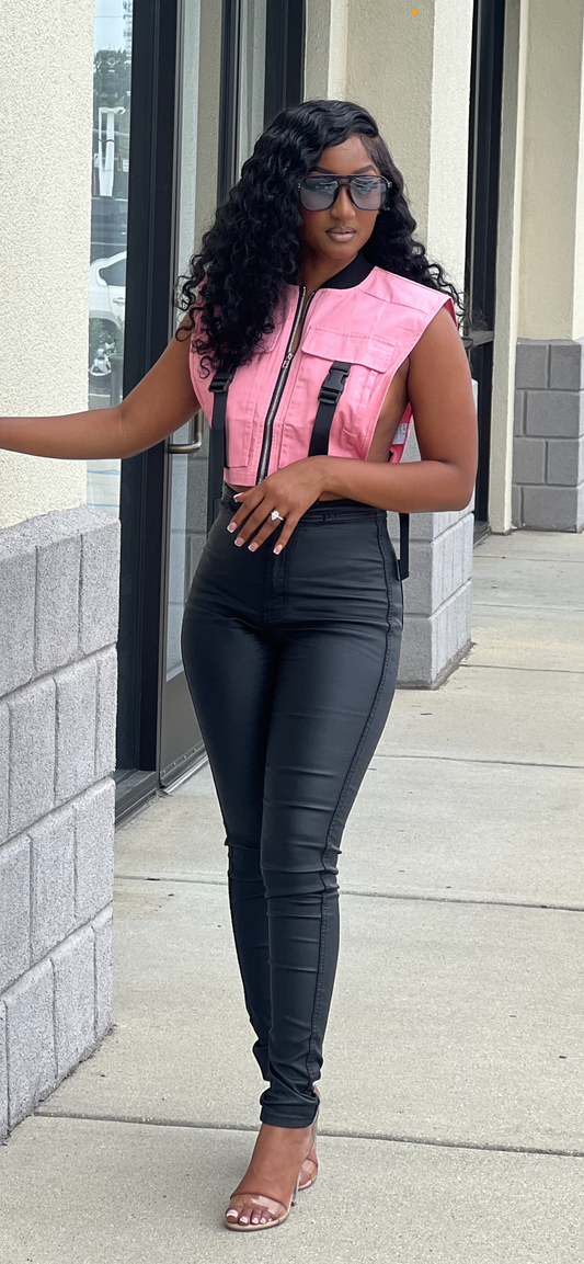 Pink Soldier Vest Top