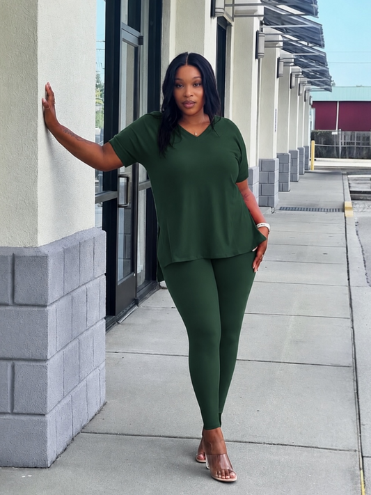 Jan Comfy Set (Dk Green)