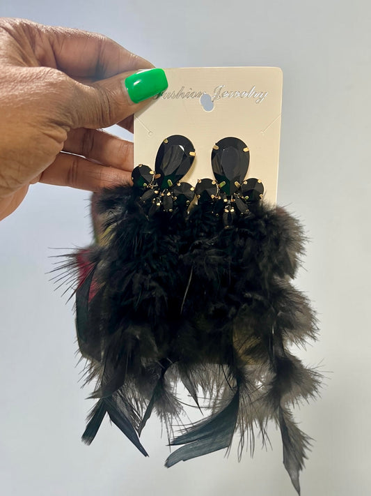 Feathery Earrings (8 colors)