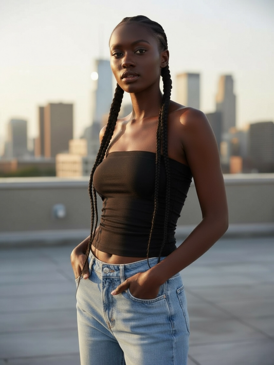 Classic Black Tube Top