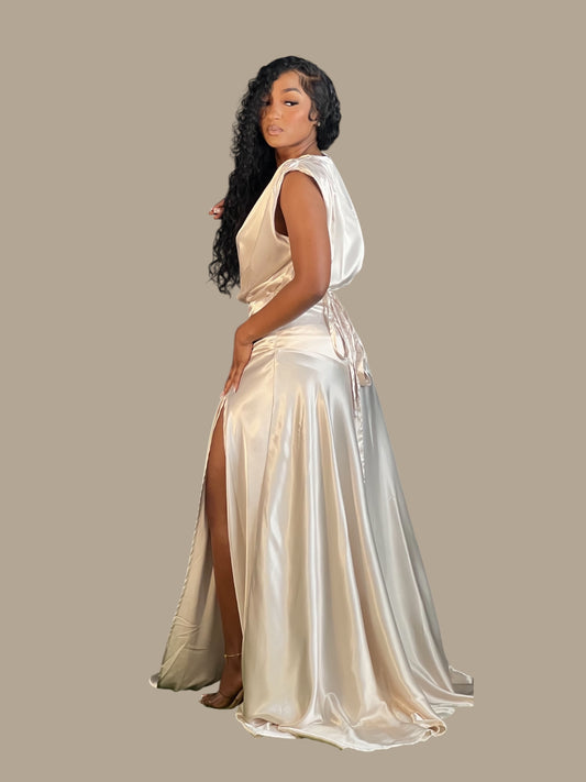 Gala Gown-Champagne