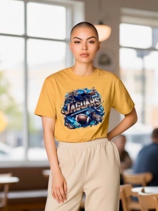 Game Day Jaguar Tee Shirt (Gold)