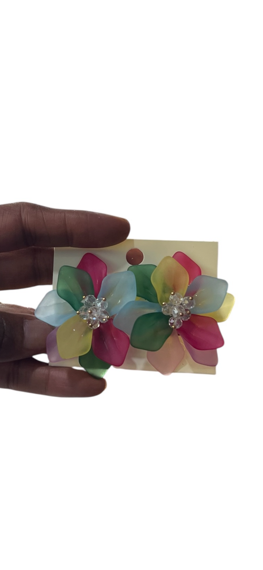 Pastel Flower Earrings