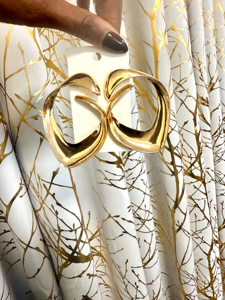 Gold Vintage Charm Earrings Alc