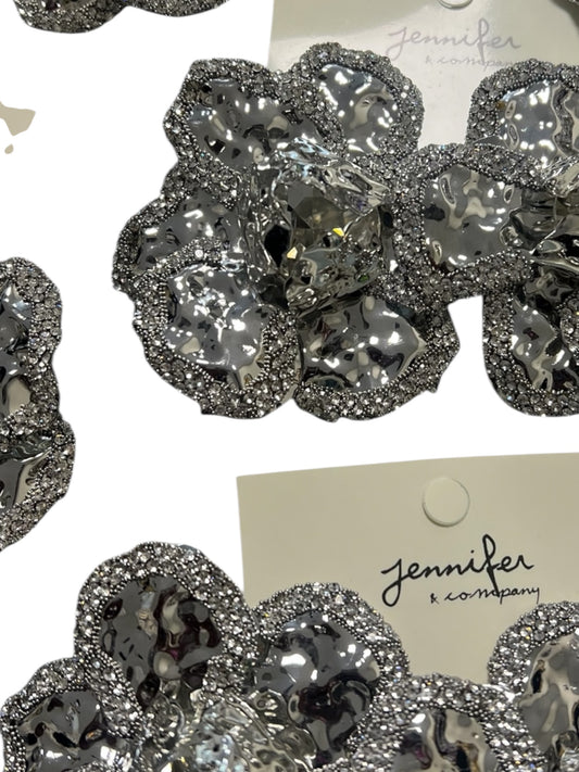 Large Elegant Flower Earrings (3 colors)