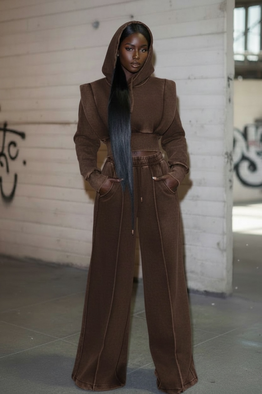 The Hoodie Set (Brown)