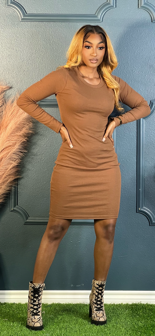 Casual Dress Mocha