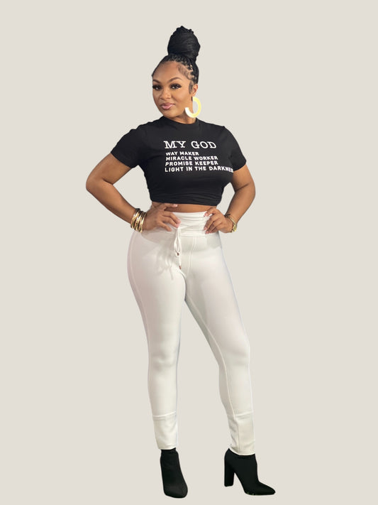 Our Bandage Pants-White