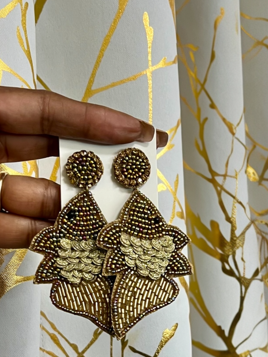 Bronzing Fish Earrings