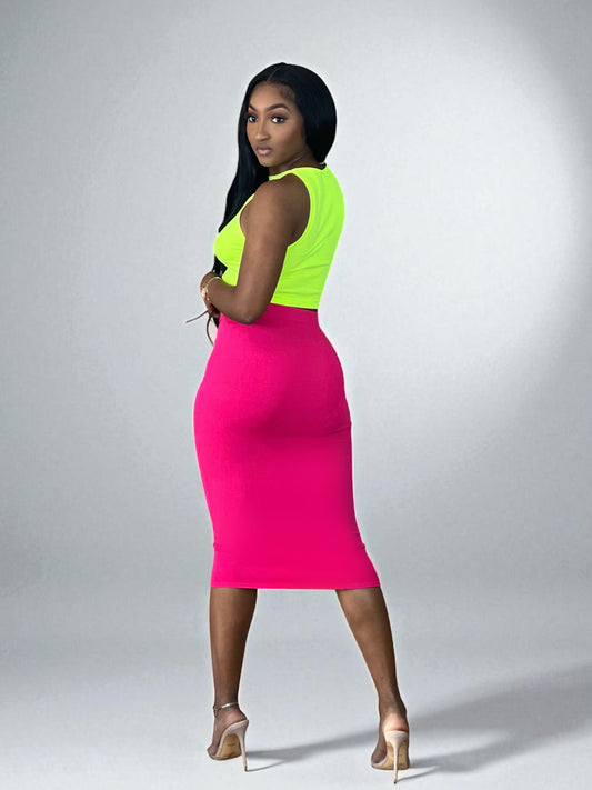 New Pencil Skirt Pink