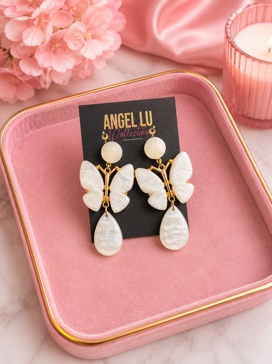 Soft Glow Butterfy Earrings Alc