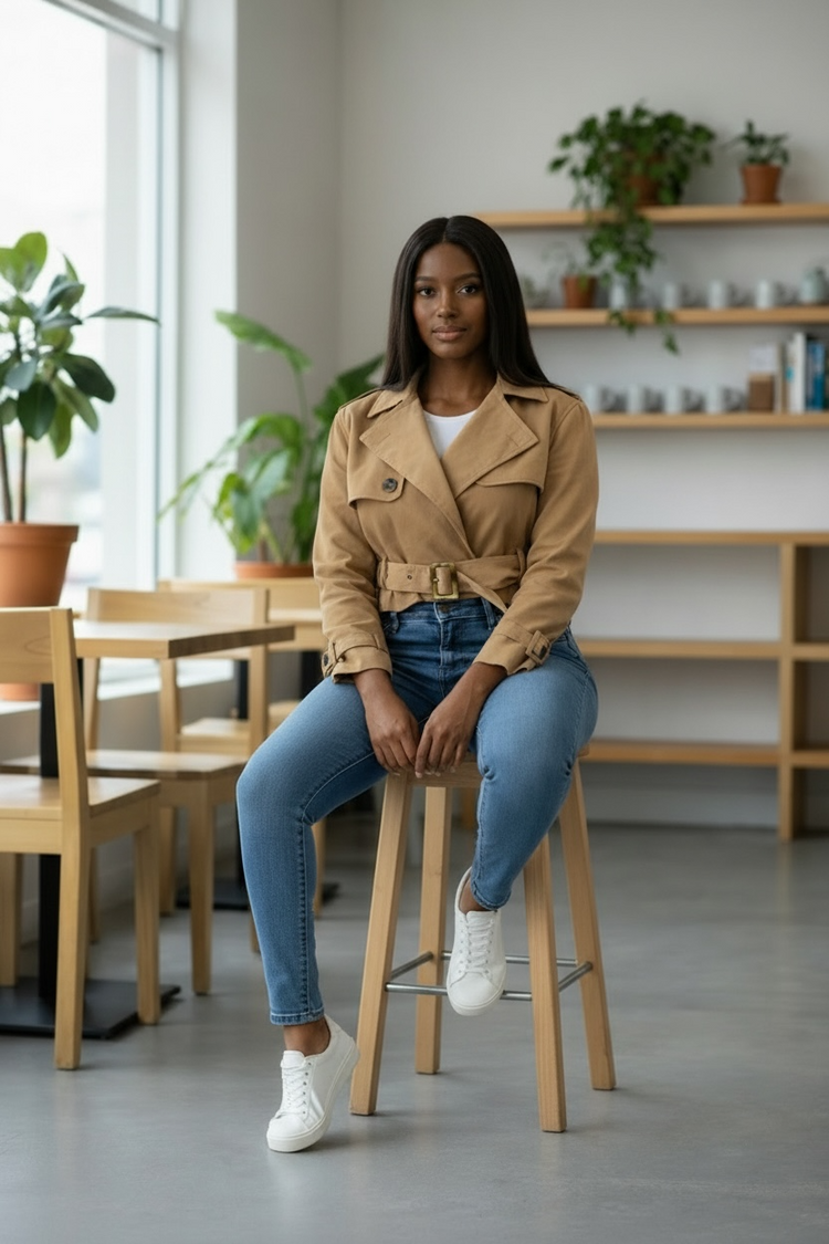 New Crop Blazer Jacket