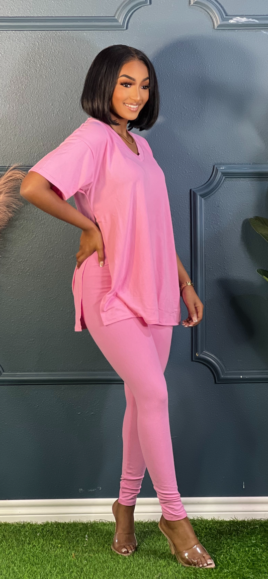Relaxed Spring Set-Pink