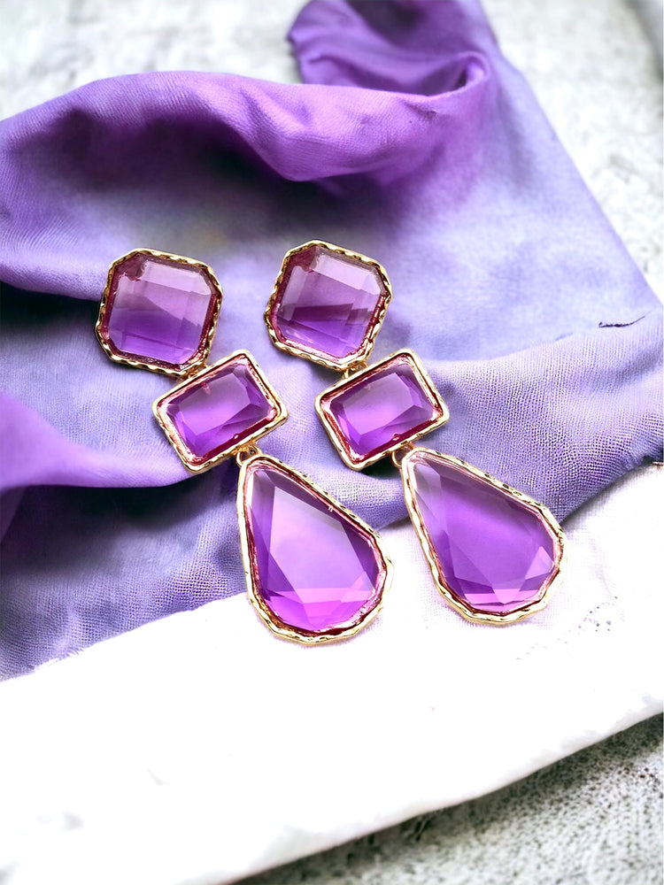 Majestic Purple Earrings