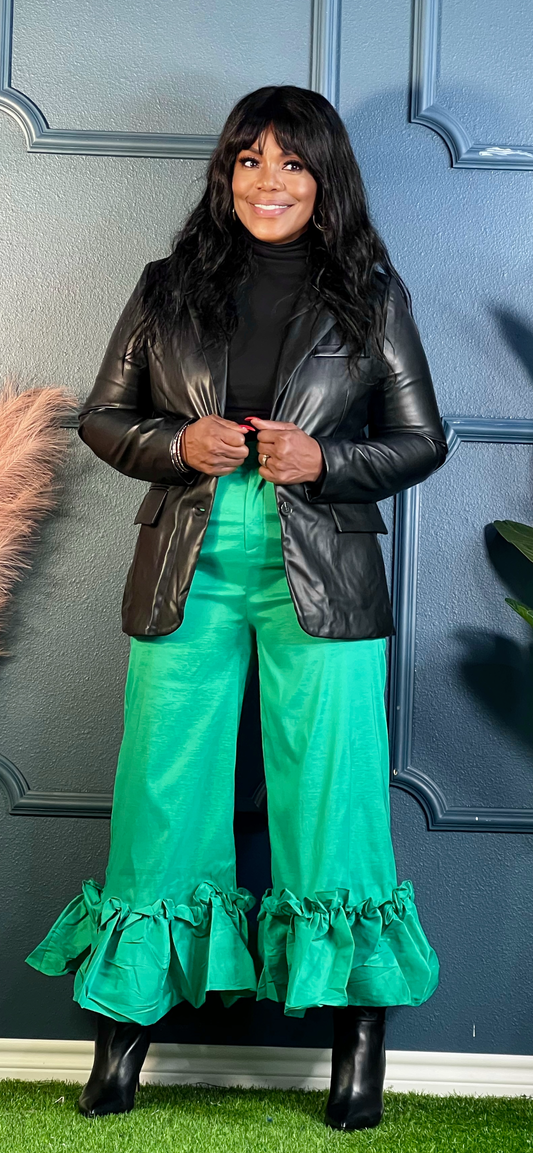Sassy Glam Pants-Green