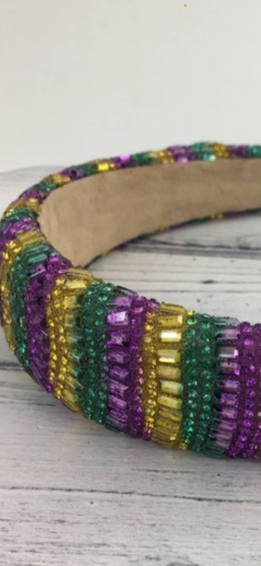 Stoned Mardi Gras Headband