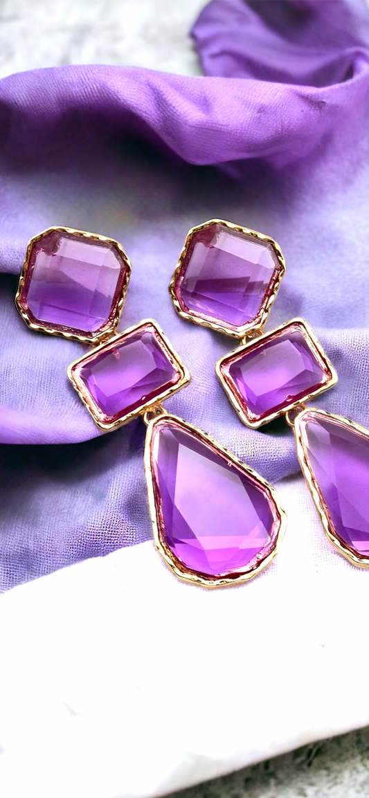 Majestic Purple Earrings