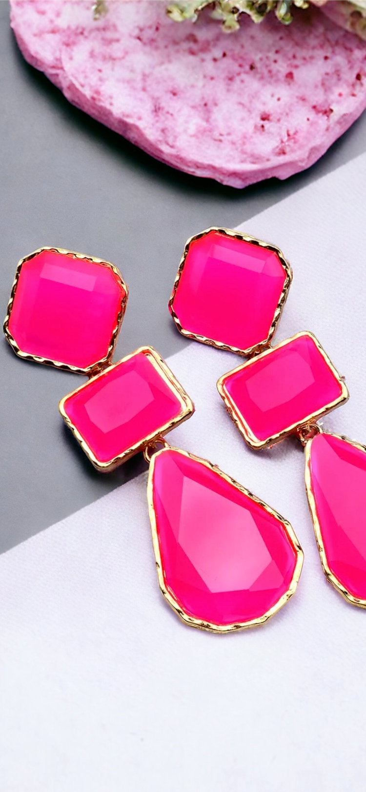 Majestic Pink Earrings