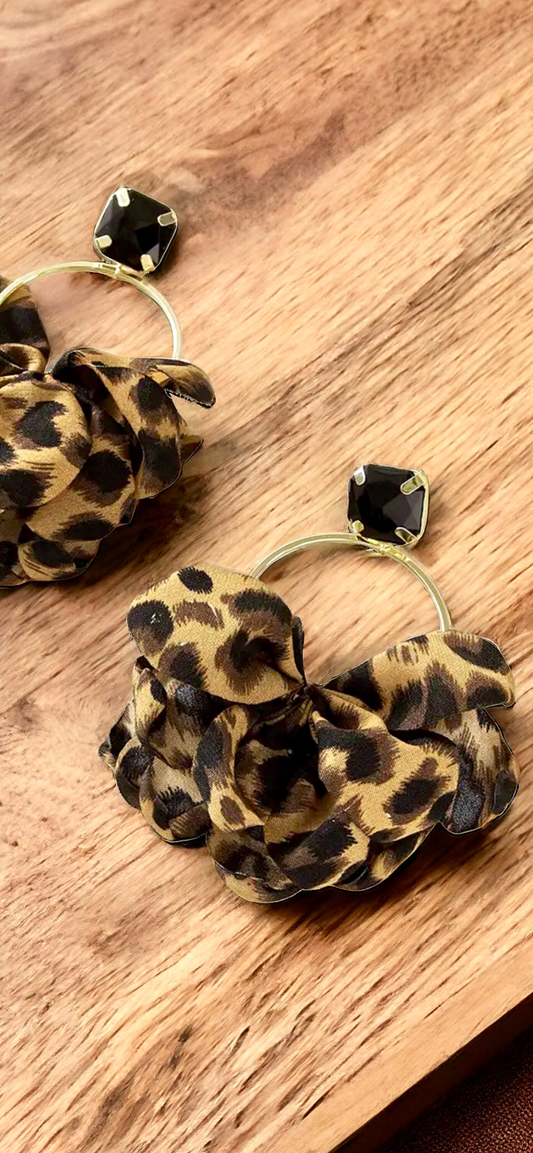 Dancing Leopard Earrings