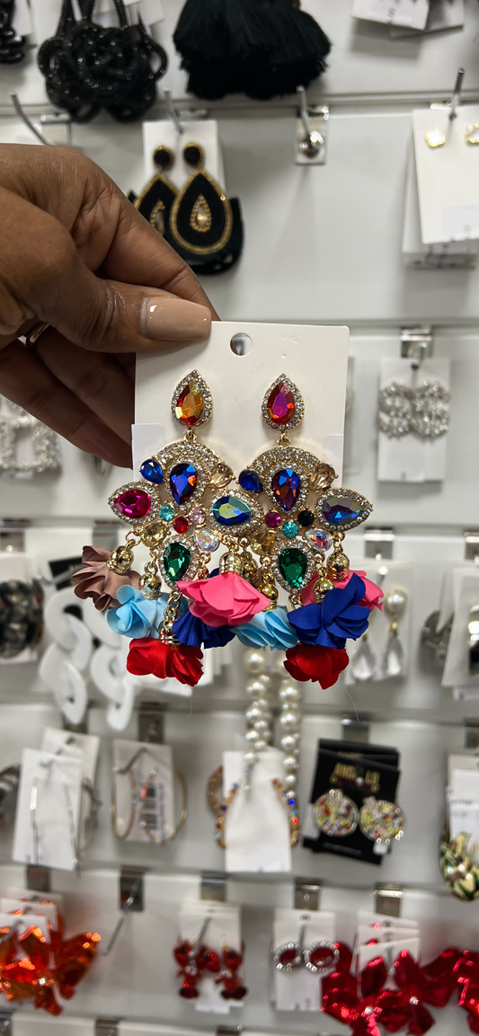 Multi Bold Carnival Earrings (medium)