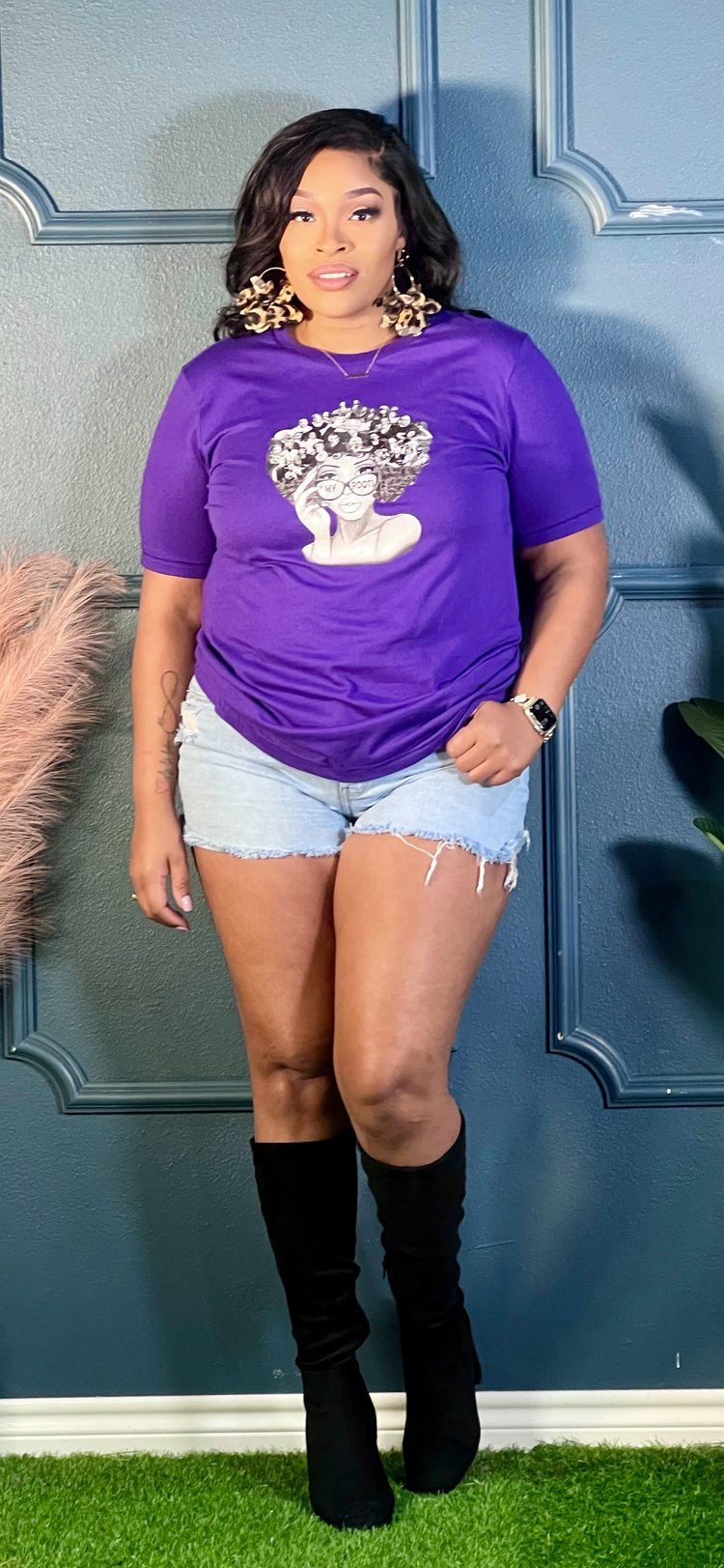 My Roots Tee Shirt Purple (Preorder)