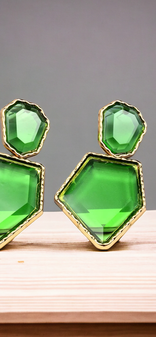 Birthday Collection Earrings Green