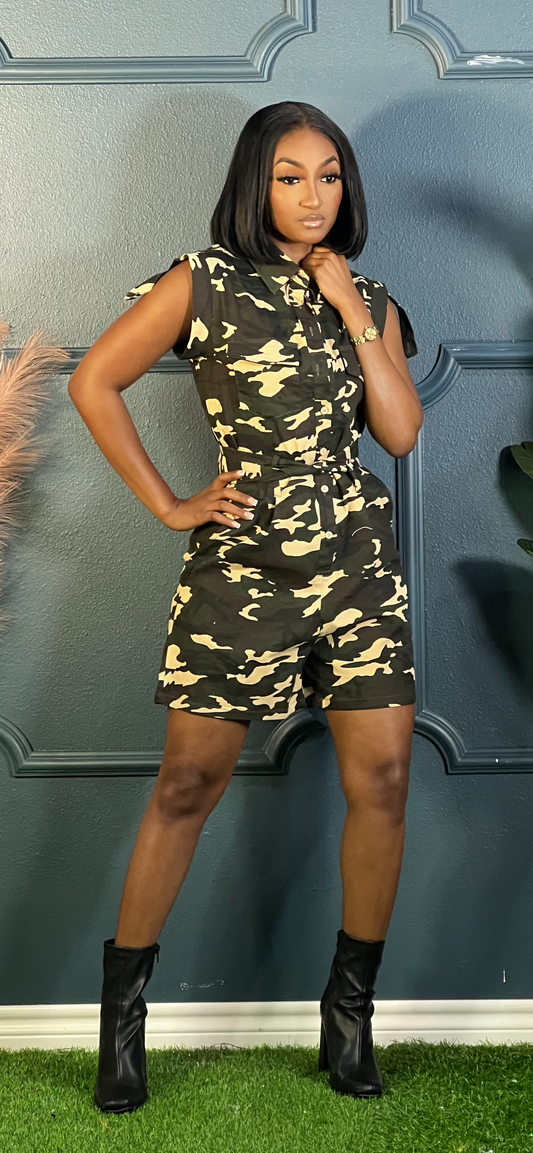 New Camouflage Romper