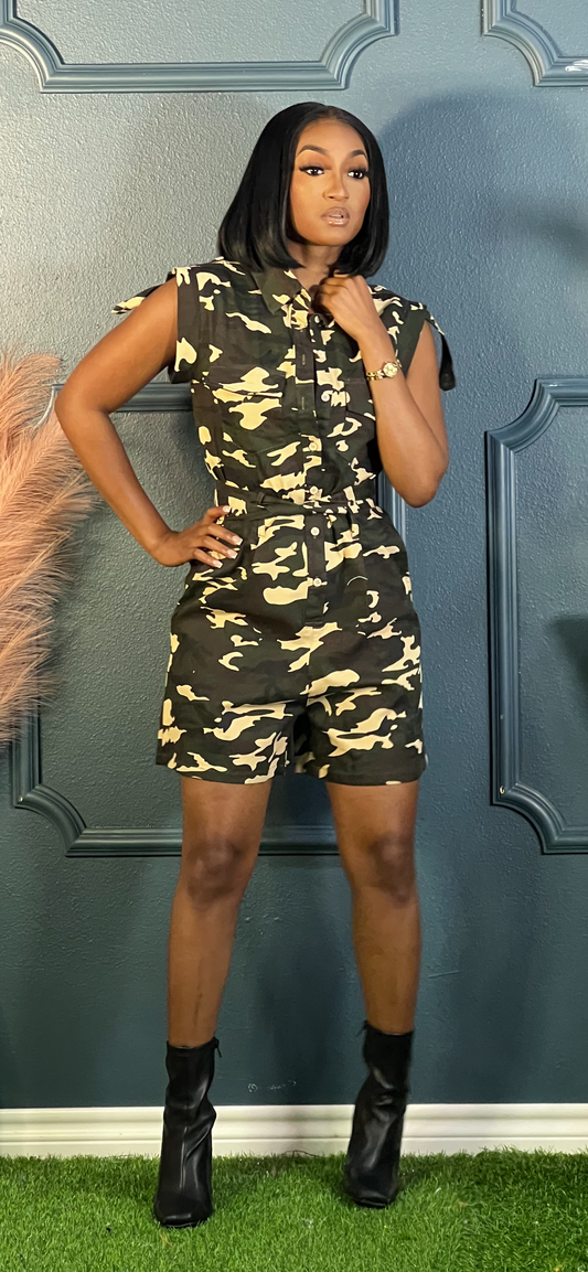 New Camouflage Romper