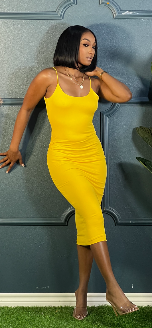My Pretty Simple Dress Yellow