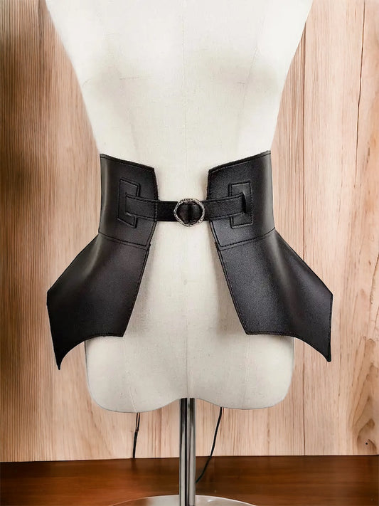 Black Flare Waist Belt