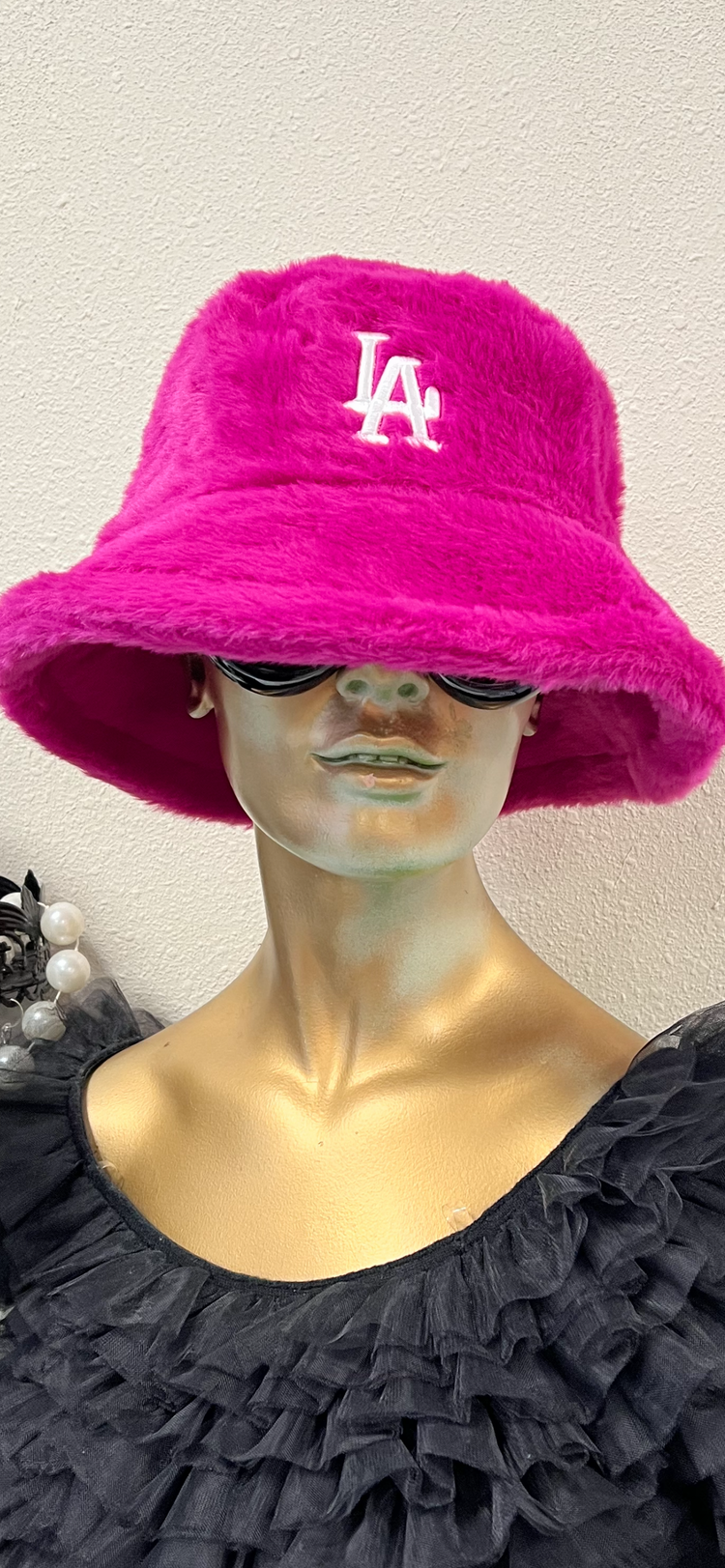 Pink LA Bucket Hat