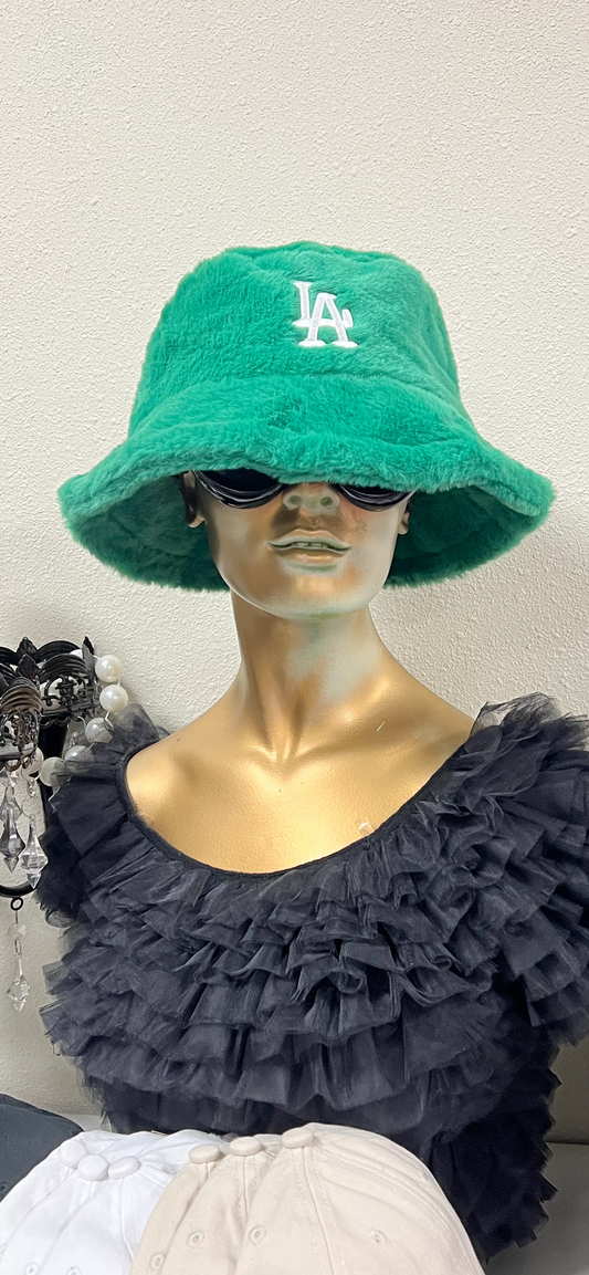 Green LA Bucket Hat