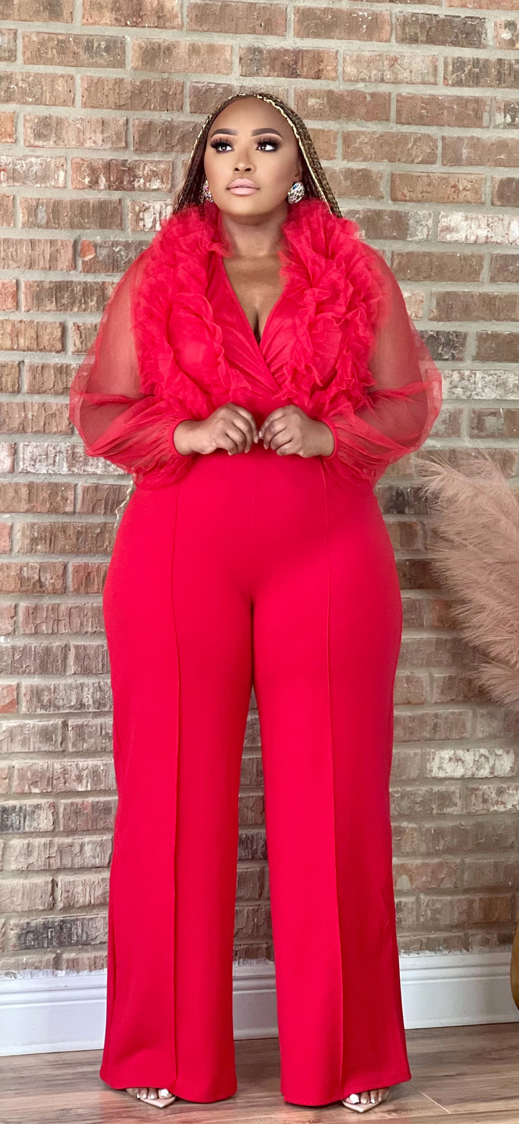 Sasha Jumpsuit Red Plus (Online only)
