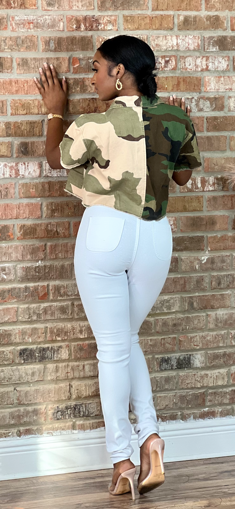 Camouflage Crop Top (Online only)