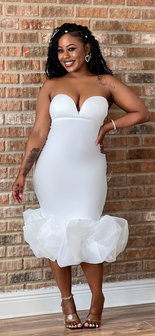 My Lady Dress-White