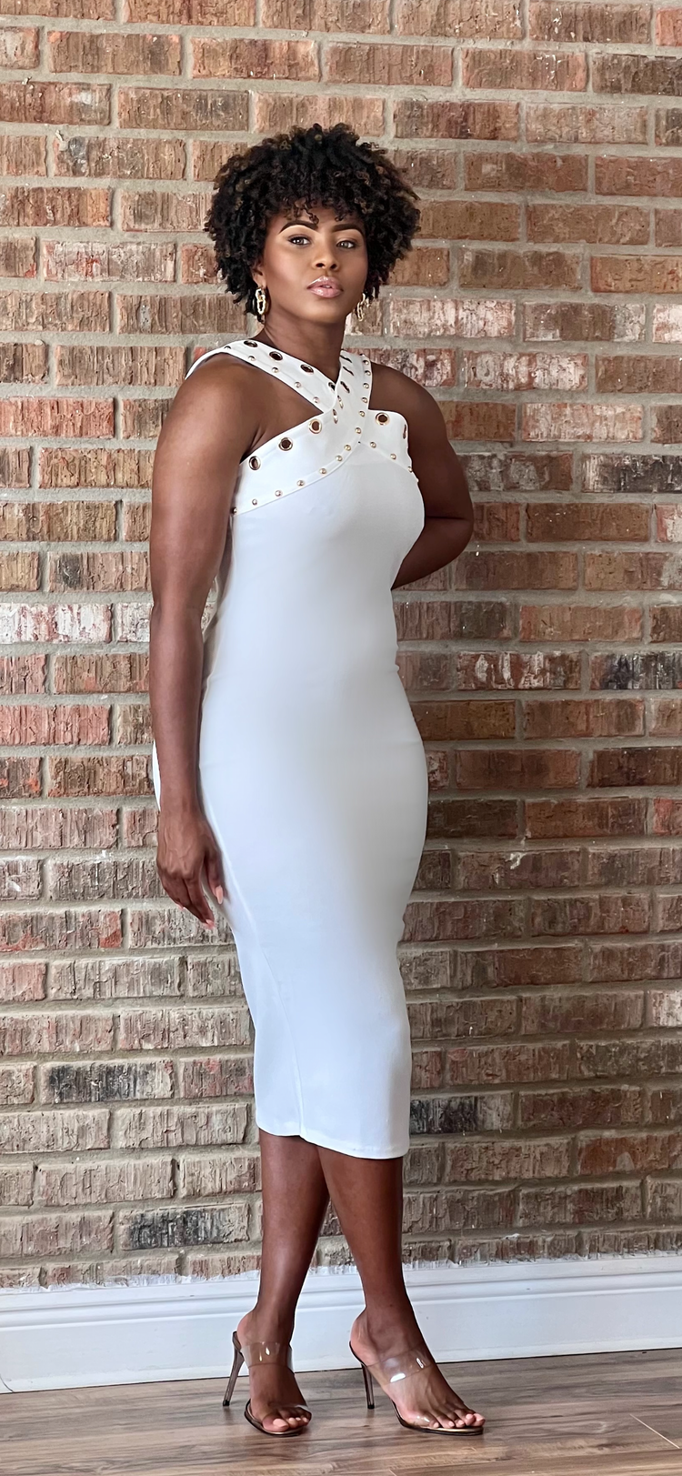 All The Way Fabulous Dress-White (3 colors)