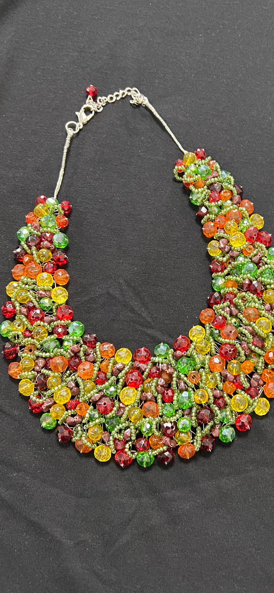 Starburst Bib Necklace